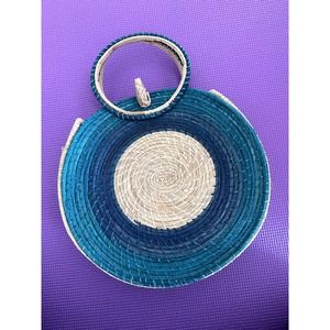 Handwoven Colombian Straw Handbag | Multicolor | Artisan Made